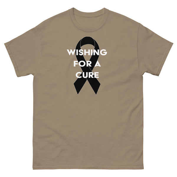 Melanoma Wishing for a Cure Tee - JohnVsGBMBrown SavanaS