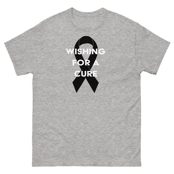 Melanoma Wishing for a Cure Tee - JohnVsGBMSport GreyS