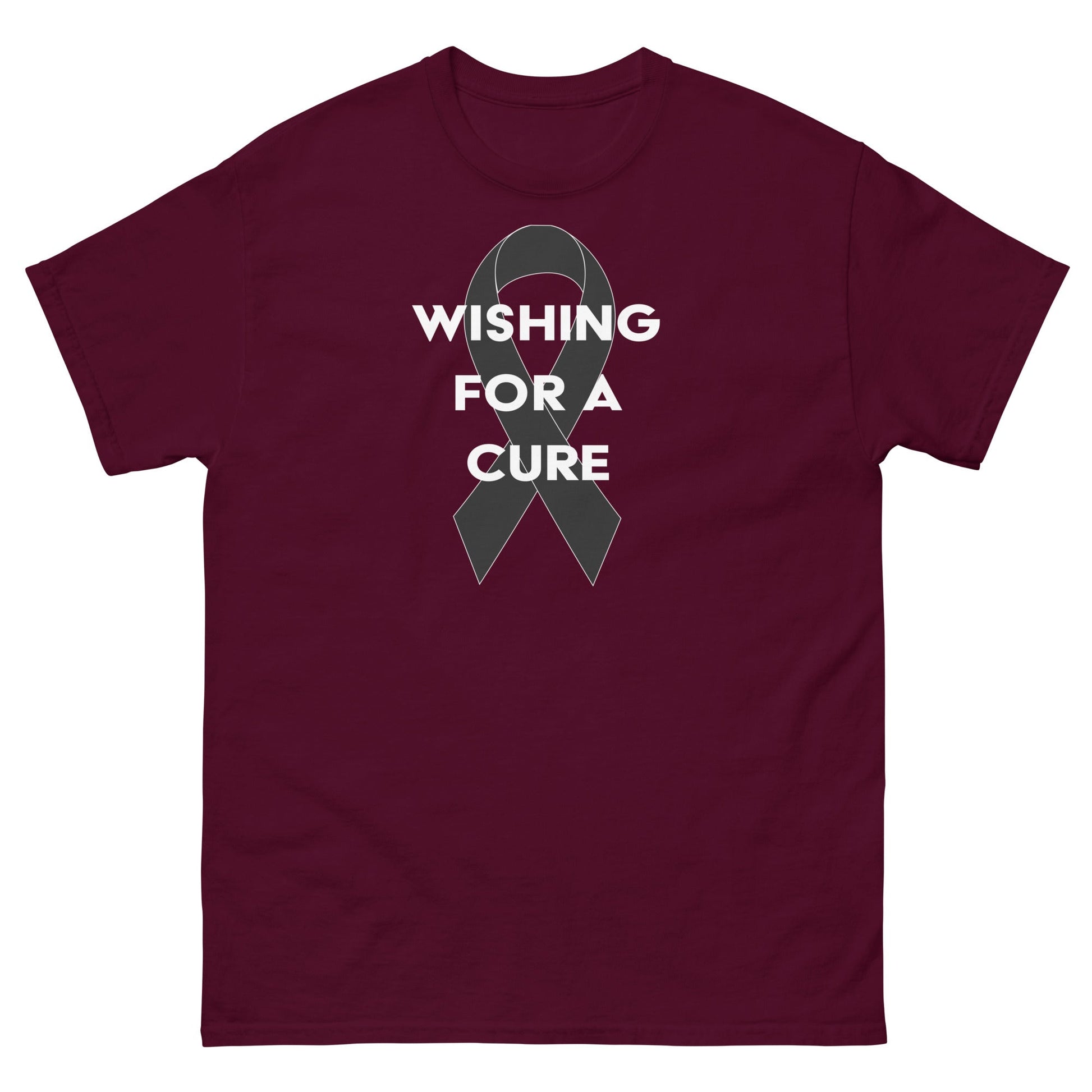 Melanoma Wishing for a Cure Tee - JohnVsGBMMaroonS