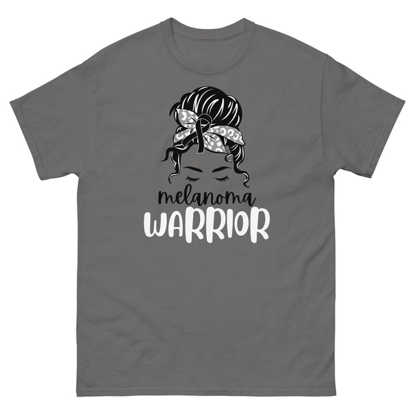 Melanoma Women Warrior Bow Tee - JohnVsGBMCharcoalS