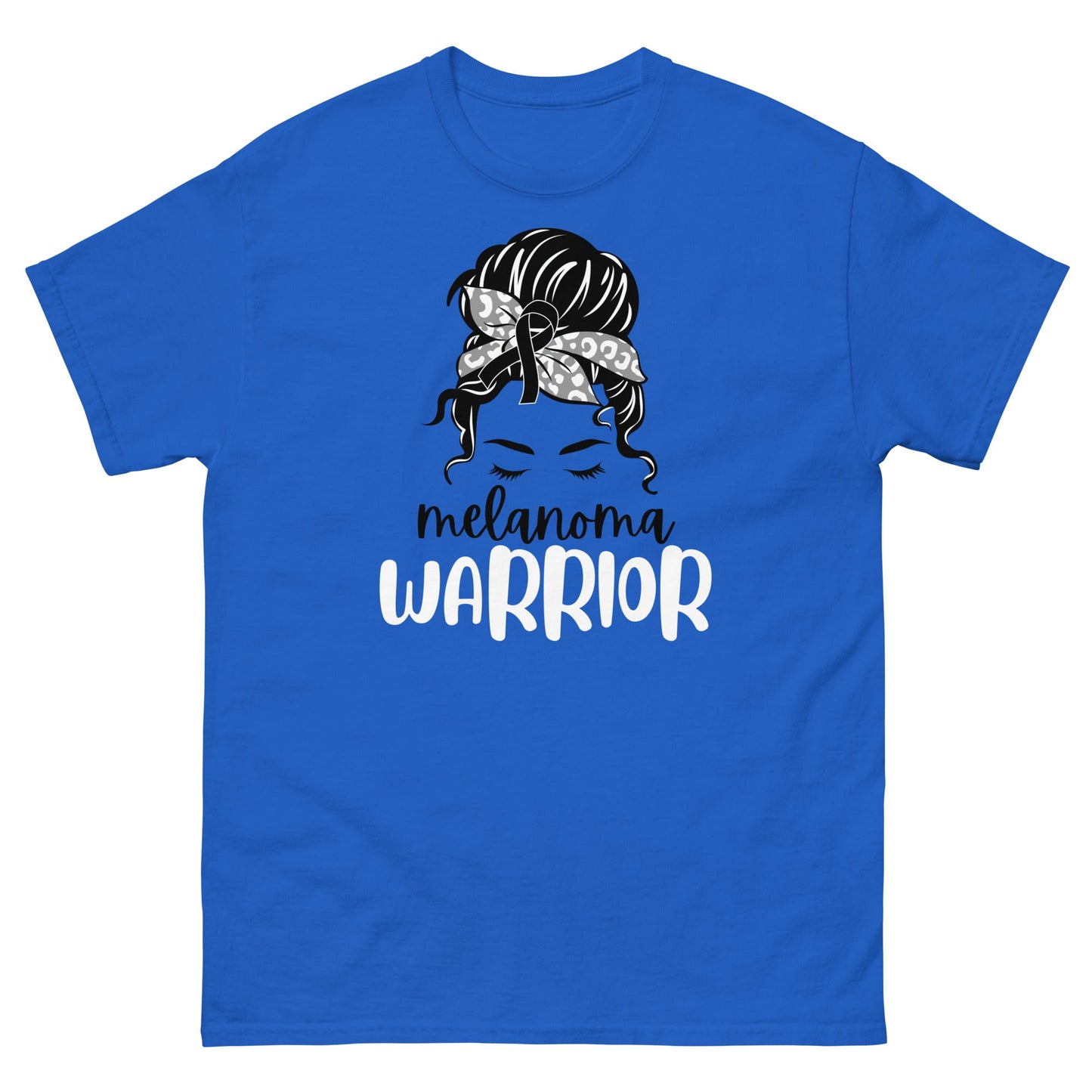 Melanoma Women Warrior Bow Tee - JohnVsGBMRoyalS