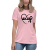 Melanoma Women's Heart Tee - JohnVsGBMPinkS