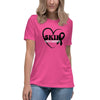 Melanoma Women's Heart Tee - JohnVsGBMBerryS