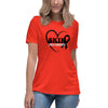 Melanoma Women's Heart Tee - JohnVsGBMPoppyS