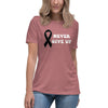 Melanoma Women's Never Tee - JohnVsGBMHeather MauveS