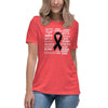 Melanoma Women's Words Tee - JohnVsGBMHeather RedS