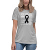 Melanoma Women's Words Tee - JohnVsGBMAthletic HeatherS