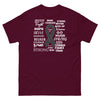 Melanoma Words Tee - JohnVsGBMMaroonS