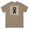 Melanoma Words Tee - JohnVsGBMBrown SavanaS