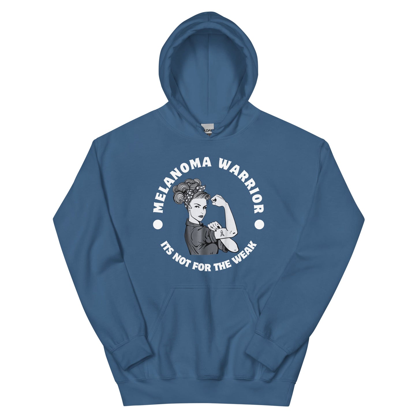 Melanomia Warrior Women's Hoodie - JohnVsGBMIndigo BlueS