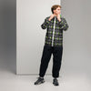 Men's Solid w/ Green Brain Cancer Windbreaker - JohnVsGBMBlackXS