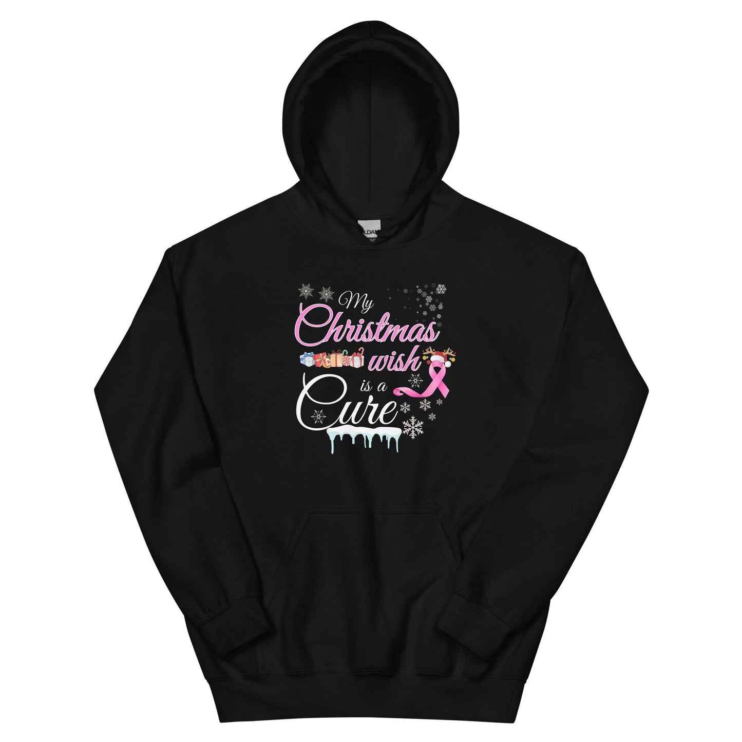 My Christmas Wish is a Cure Hoodie - JohnVsGBMBlackS