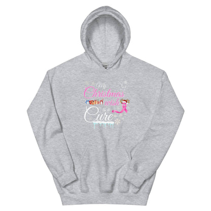 My Christmas Wish is a Cure Hoodie - JohnVsGBMSport GreyS