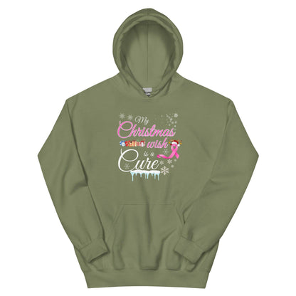 My Christmas Wish is a Cure Hoodie - JohnVsGBMMilitary GreenS