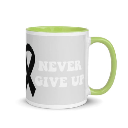 Never Give Up Mug - JohnVsGBMGreen11 oz