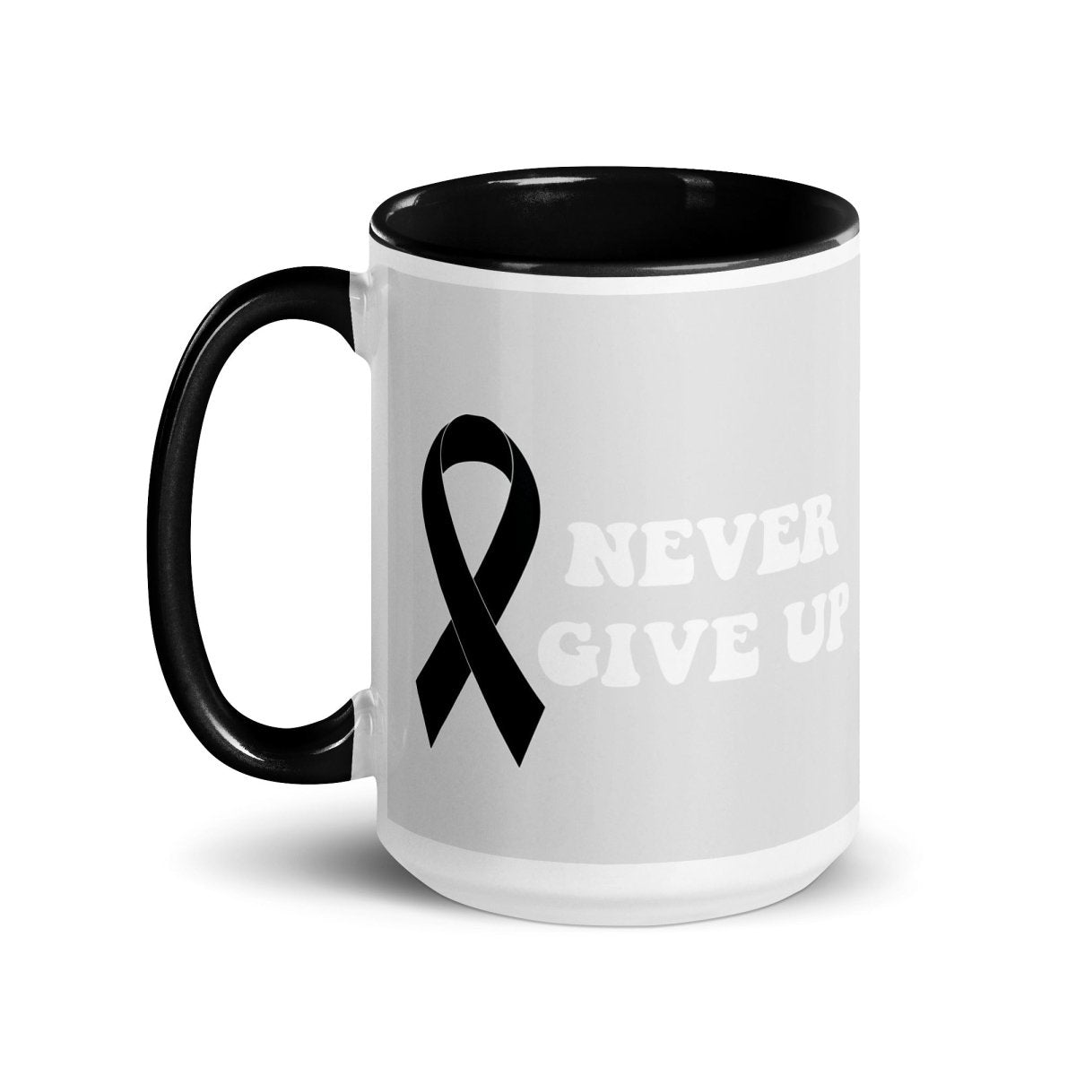 Never Give Up Mug - JohnVsGBMDark Blue11 oz