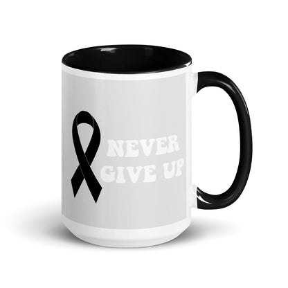 Never Give Up Mug - JohnVsGBMBlack15 oz