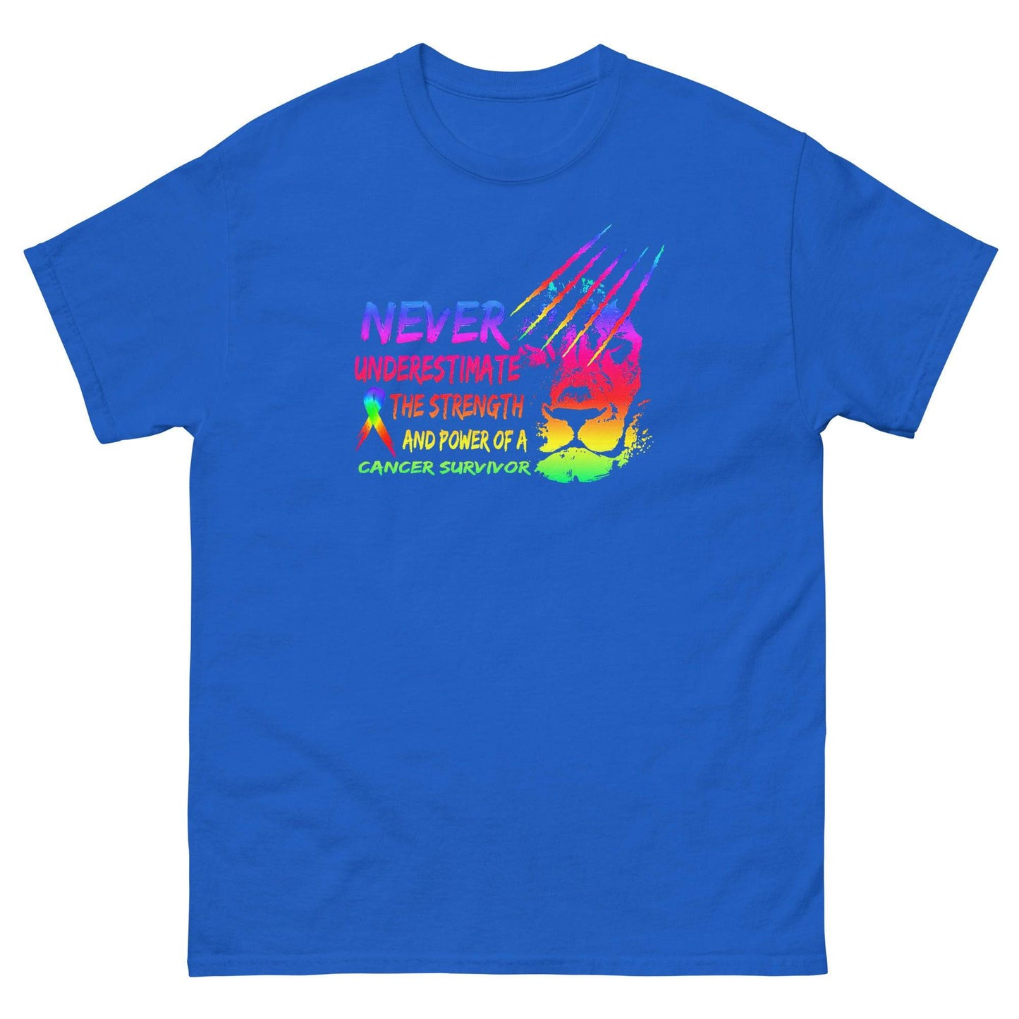 Never Underestimate Cancer Classic Tee - JohnVsGBMRoyalS