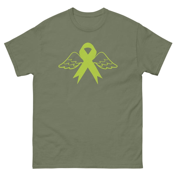 Non - Hodgkin's Lymphoma Angel Tee - JohnVsGBMMilitary GreenS