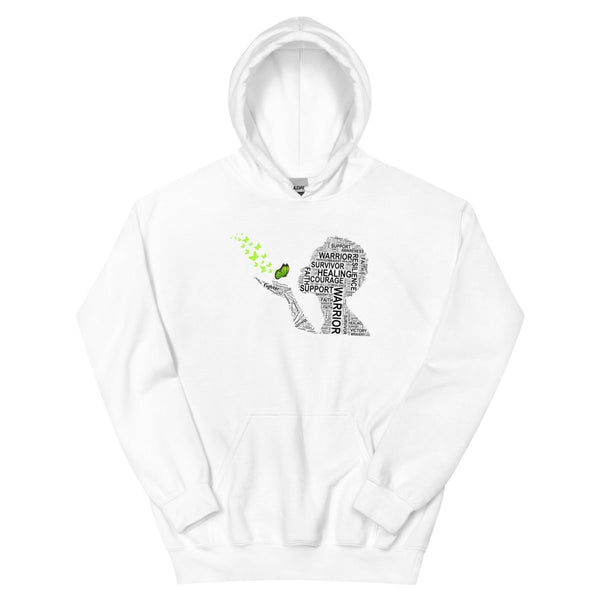 Non - Hodgkin's Lymphoma Butterfly Hoodie - JohnVsGBMWhiteS