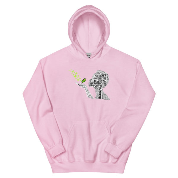 Non - Hodgkin's Lymphoma Butterfly Hoodie - JohnVsGBMLight PinkS