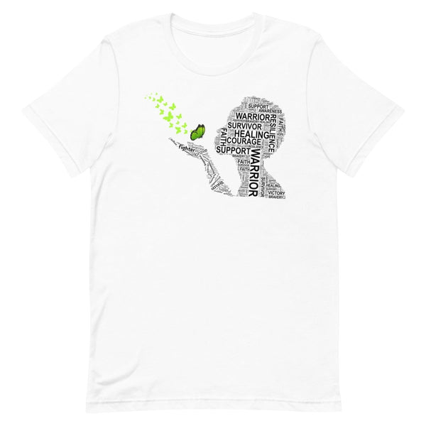 Non - Hodgkin's Lymphoma Butterfly Tee - JohnVsGBMWhiteXS