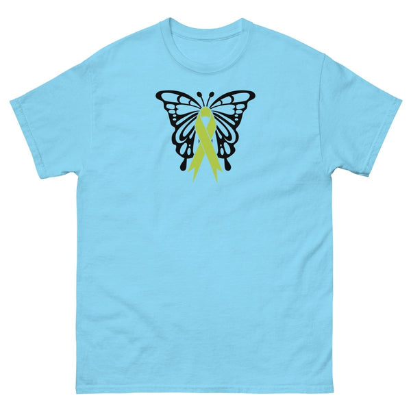 Non - Hodgkin's Lymphoma Butterfly Tee - JohnVsGBMSkyS