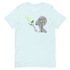 Non - Hodgkin's Lymphoma Butterfly Tee - JohnVsGBMHeather Ice BlueXS