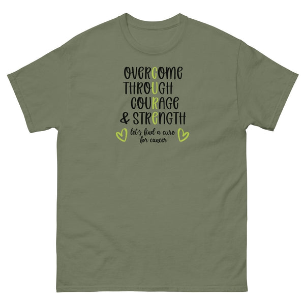 Non - Hodgkin's Lymphoma Cure Tee - JohnVsGBMMilitary GreenS