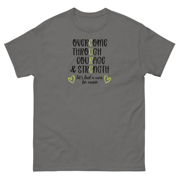 Non - Hodgkin's Lymphoma Cure Tee - JohnVsGBMCharcoalS