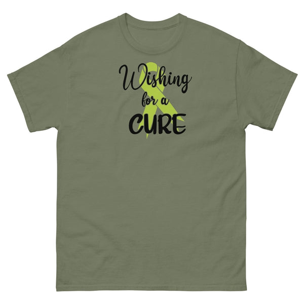 Non - Hodgkin's Lymphoma Cure Tee - JohnVsGBMMilitary GreenS