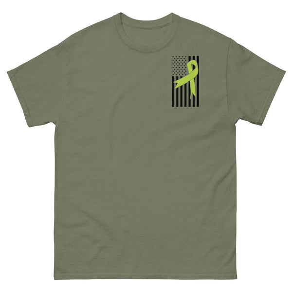 Non - Hodgkin's Lymphoma Faith Ribbon Tee - JohnVsGBMMilitary GreenS