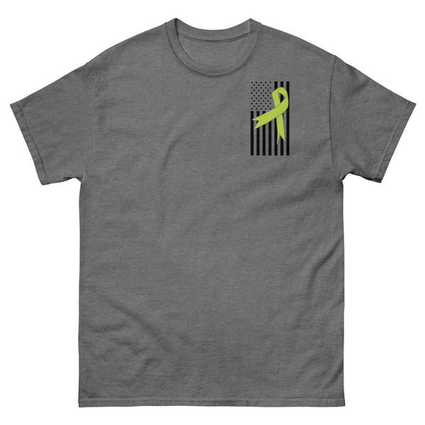 Non - Hodgkin's Lymphoma Faith Ribbon Tee - JohnVsGBMGraphite HeatherS