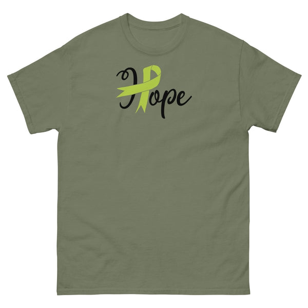 Non - Hodgkin's Lymphoma Hope Tee - JohnVsGBMMilitary GreenS