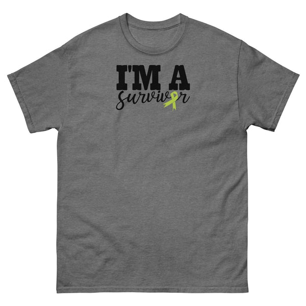 Non - Hodgkin's Lymphoma I am Survivor Tee - JohnVsGBMGraphite HeatherS