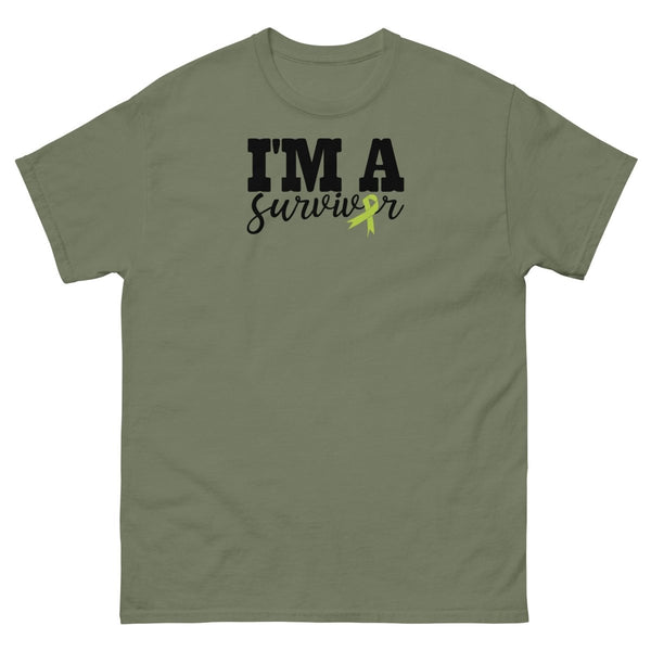 Non - Hodgkin's Lymphoma I am Survivor Tee - JohnVsGBMMilitary GreenS