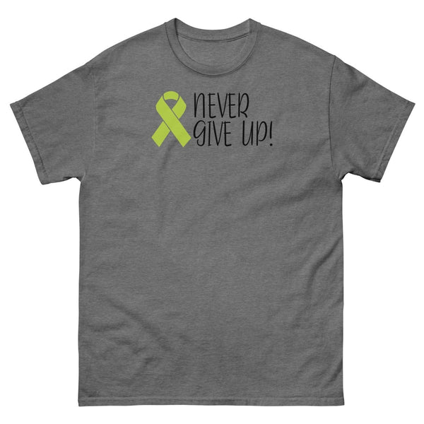 Non - Hodgkin's Lymphoma Never Tee - JohnVsGBMGraphite HeatherS