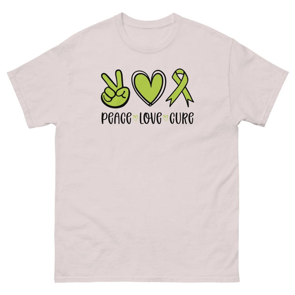 Non - Hodgkin's Lymphoma Peace Tee - JohnVsGBMIce GreyS