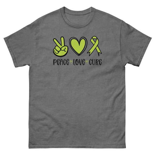 Non - Hodgkin's Lymphoma Peace Tee - JohnVsGBMGraphite HeatherS