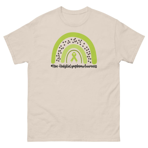 Non - Hodgkin's Lymphoma Rainbow Tee - JohnVsGBMNaturalS