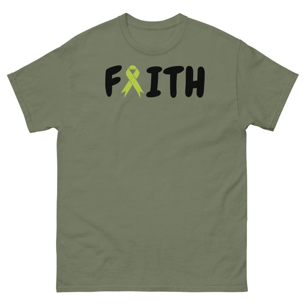 Non - Hodgkin's Lymphoma Solid Faith Tee - JohnVsGBMMilitary GreenS