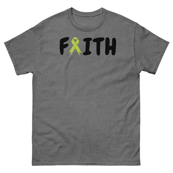 Non - Hodgkin's Lymphoma Solid Faith Tee - JohnVsGBMGraphite HeatherS