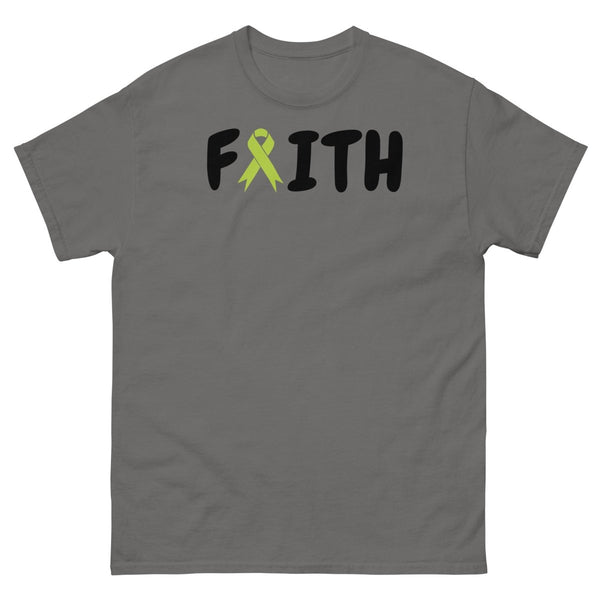 Non - Hodgkin's Lymphoma Solid Faith Tee - JohnVsGBMCharcoalS