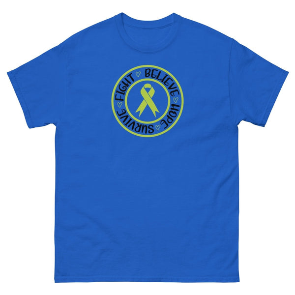 Non - Hodgkin's Lymphoma Survive Circle Tee - JohnVsGBMRoyalS