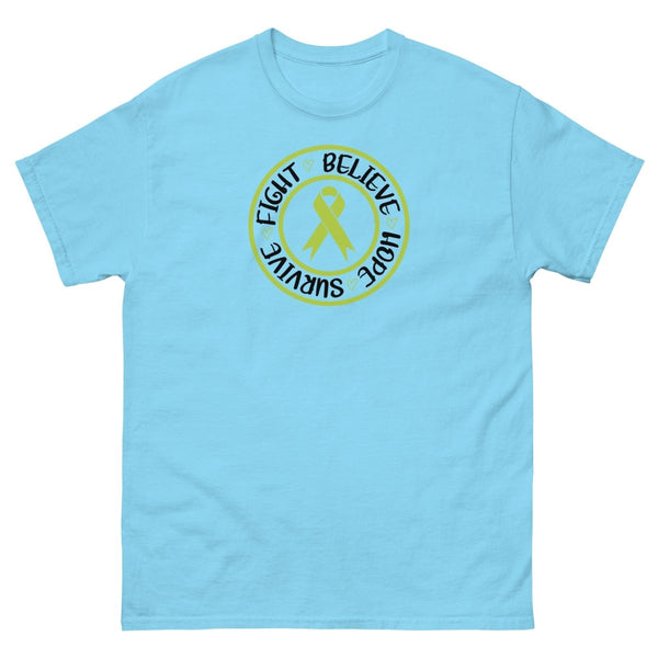 Non - Hodgkin's Lymphoma Survive Circle Tee - JohnVsGBMSkyS