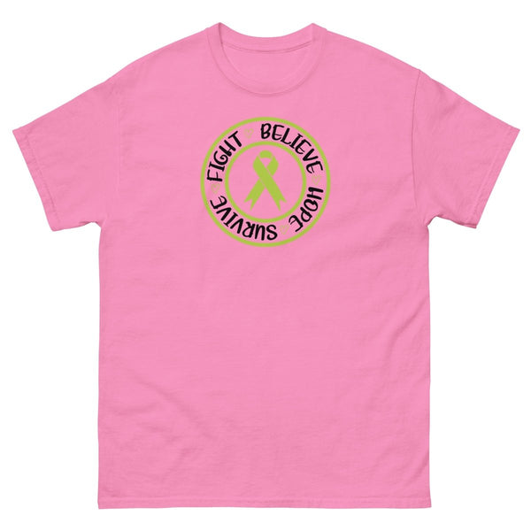 Non - Hodgkin's Lymphoma Survive Circle Tee - JohnVsGBMAzaleaS