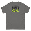 Non - Hodgkin's Lymphoma Warrior Ribbon Tee - JohnVsGBMCharcoalS