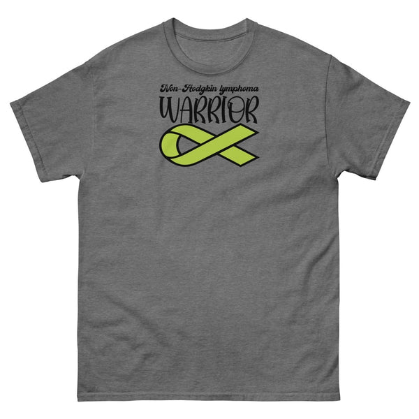 Non - Hodgkin's Lymphoma Warrior Ribbon Tee - JohnVsGBMGraphite HeatherS