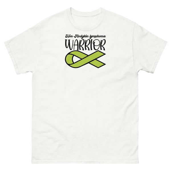 Non - Hodgkin's Lymphoma Warrior Ribbon Tee - JohnVsGBMWhiteS