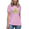 Non - Hodgkin's Lymphoma Women's Angel Tee - JohnVsGBMHeather Prism LilacS